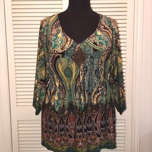 Colorful Blouse by One World
